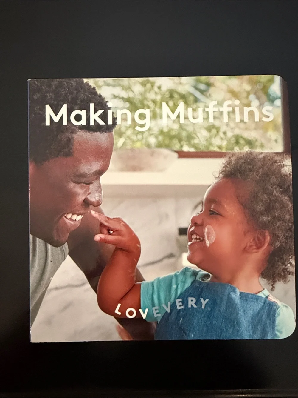 Lovevery Making Muffins Board Book - Blue